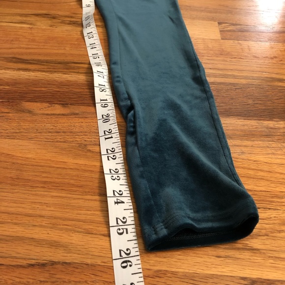 Spanx girls velvet leggings size girls large 10-12 green blue grey malachite - Picture 8 of 9